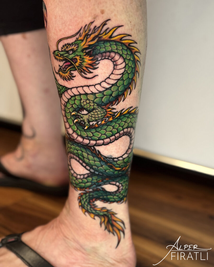 japanese style dragon tattoo