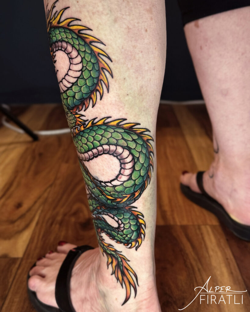 japanese style dragon tattoo